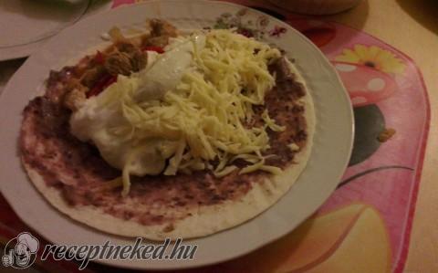 Csirke fajitas