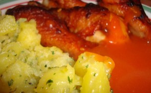 Mézes chilis csirke