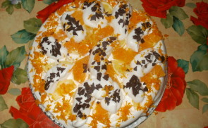 Szülinapi narancs torta