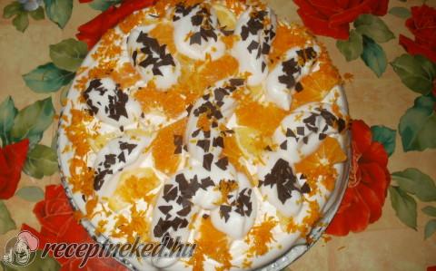 Szülinapi narancs torta