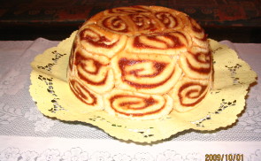 Túrós gyümölcsbomba