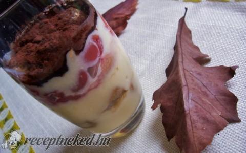 Meggyes tiramisu hamiskásan