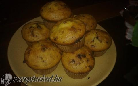 Csokis-vaníliás muffin