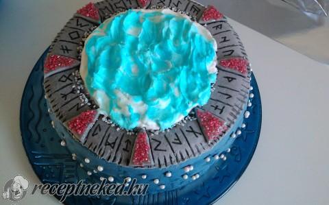 Csillagkapu torta ( tiramisu ízű)