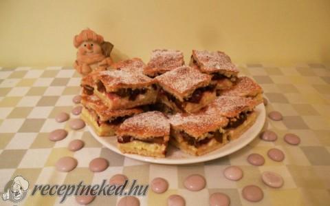 Gyümölcsös túrós pite