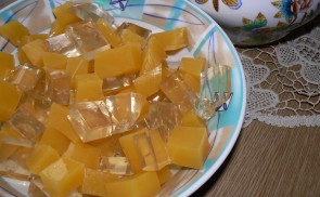 Levendulás, narancsos gumicukor
