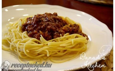 Spagetti vörösboros raguval