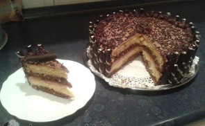 Puncsos-kókuszos torta