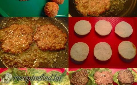 Hamburger pulykahússal