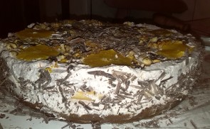 Narancsos sütés nélküli torta