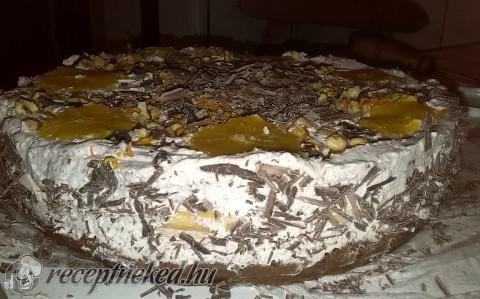 Narancsos sütés nélküli torta