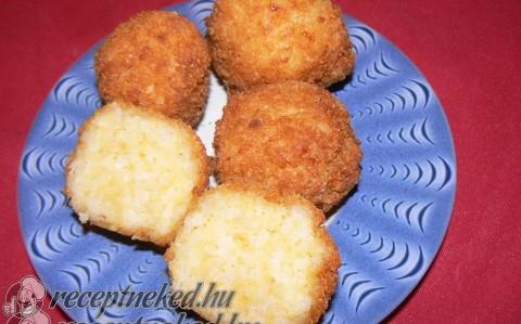 Sajtos rizsgombóc