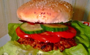 Hamburger pulykahússal