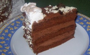 Párizsi krémes csokoládétorta