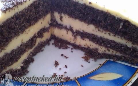 Mák-citrom torta