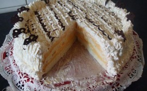 Madártej torta