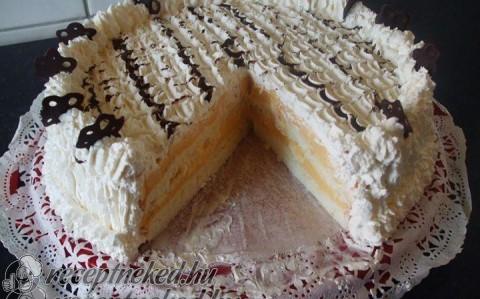 Madártej torta
