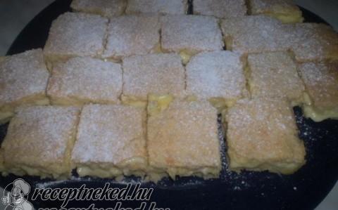 Hamis krémtúró szelet
