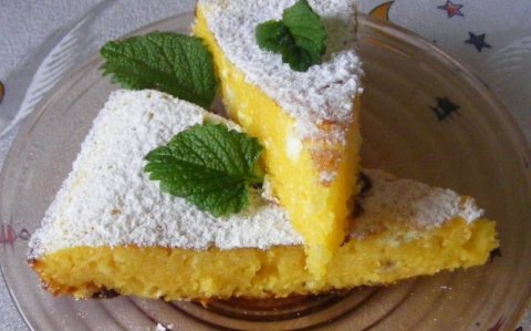 Almás-túrós torta