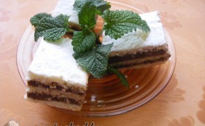 Háromlapos, csokis  krémes