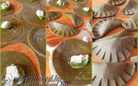 Tökmag lisztes ravioli