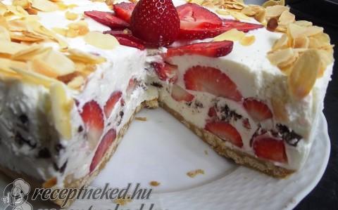 Sajttorta eperrel