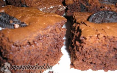 Csokis-oreos brownie