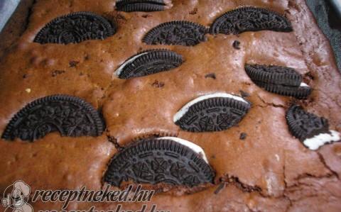 Csokis-oreos brownie