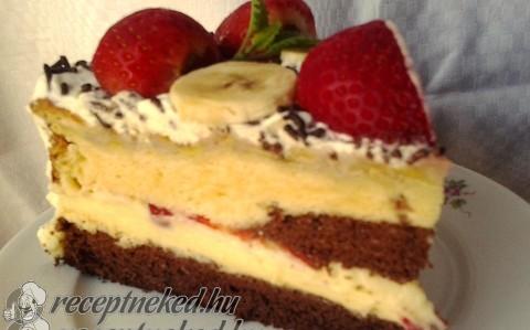 Epres, banános torta