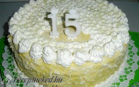 Madártej torta