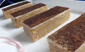 Cappuccino szelet sütés nélkül