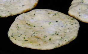 Grillezett kenyérlepény