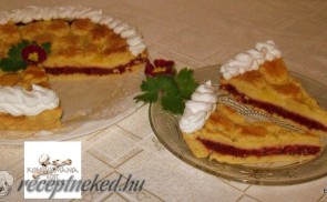 Meggyes-vaníliás pite