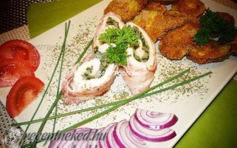 Göngyölt csirkemell – cukkinivel