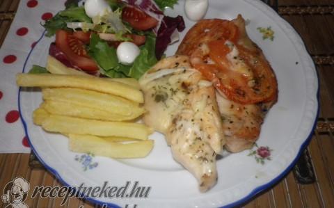 Mozzarellás csirkemell