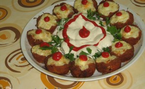 Fasírt muffin formában sütve