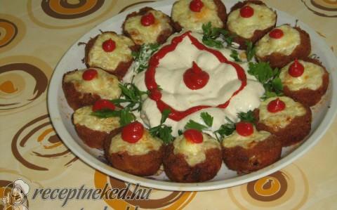 Fasírt muffin formában sütve