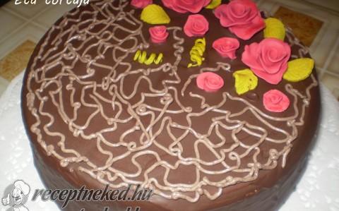 Csokis-banános torta Eta módra