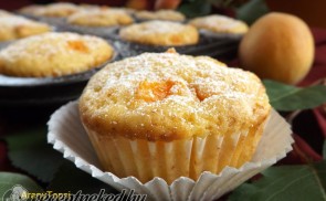 Sárgabarackos-joghurtos muffin