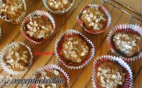 Tripla gyümölcsös zabpelyhes muffin