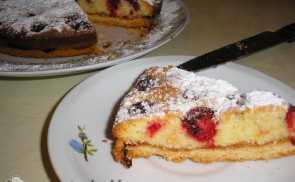 Málnás frangipane pite