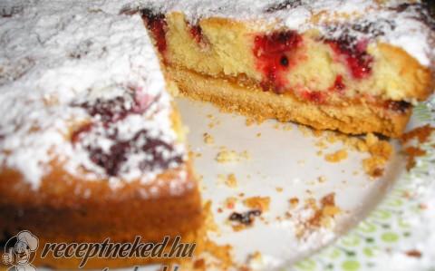 Málnás frangipane pite