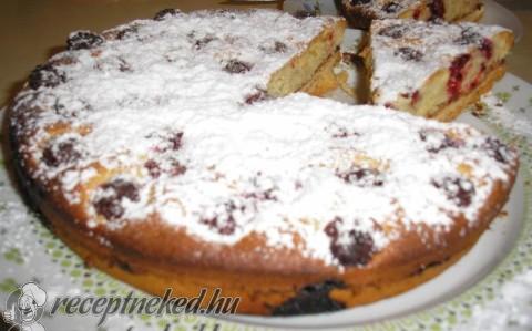Málnás frangipane pite