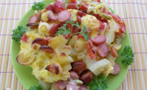Burgonyás omlett