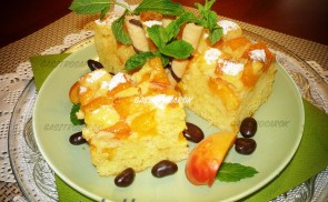 Joghurtos-barackos pite