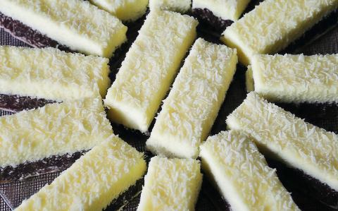 Kókuszkrémes szelet