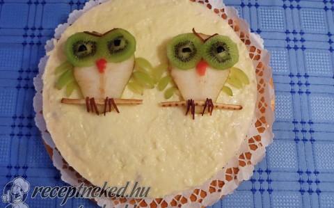 Baglyos joghurtos torta