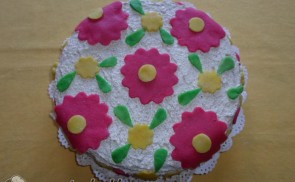 Marcipános-diós torta