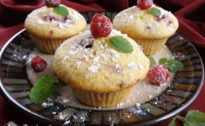 Málnás-joghurtos muffin