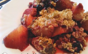 Gyümölcsös diétás crumble (morzsasüti)